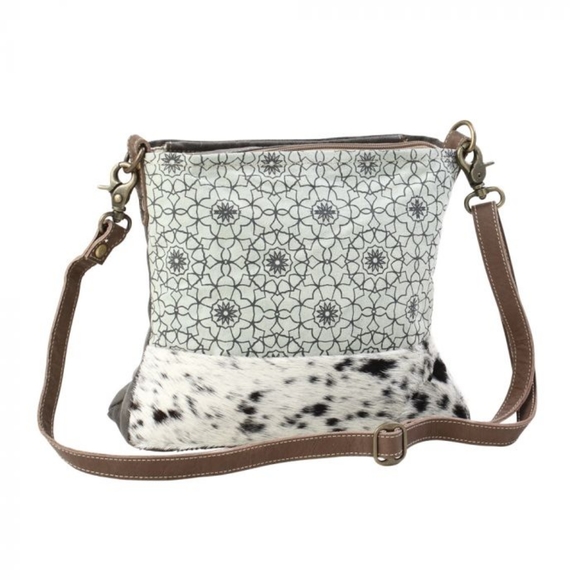 COPY - Myra Bags western Cowgirl cowhide purse tote shoulder bag - Picture 3 of 7